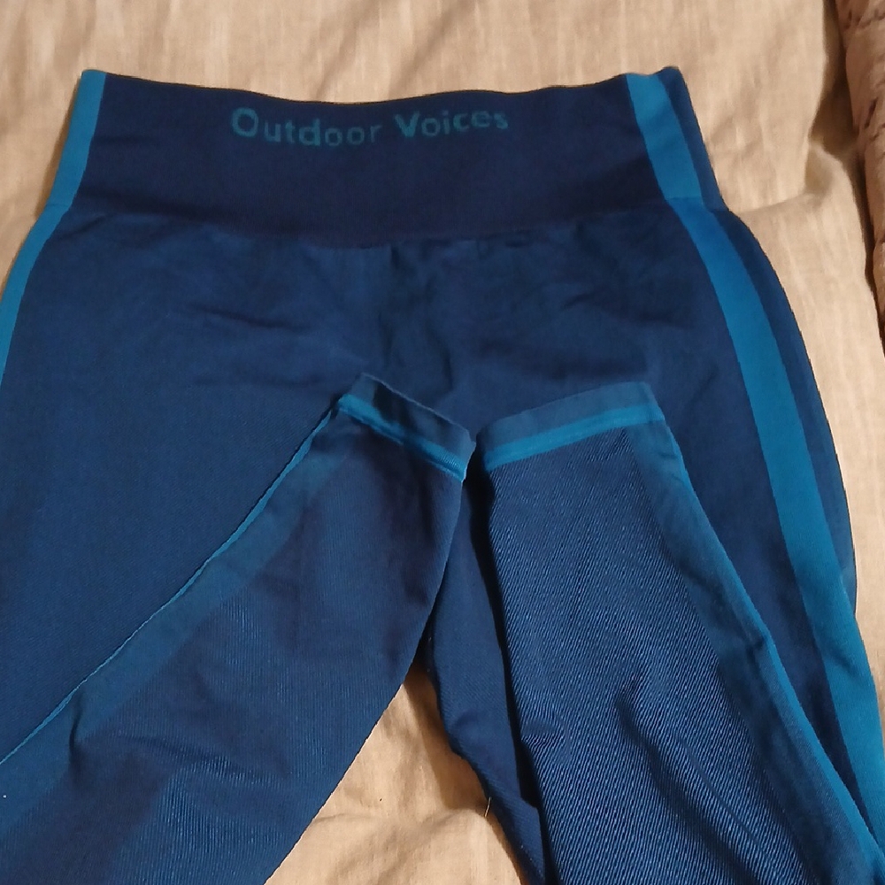 Outdoor Voices Blue Leggings